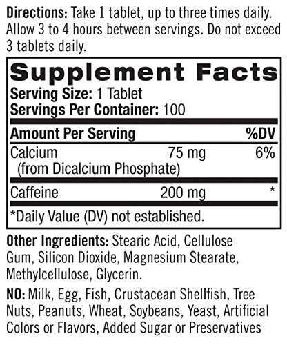 Natrol High Caffeine Tablets: Boost Energy & Endurance