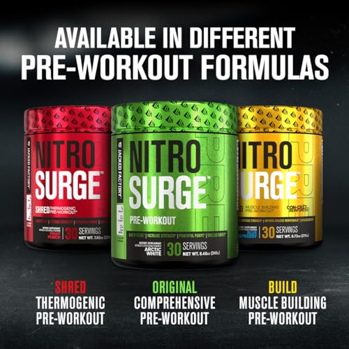 NITROSURGE Pre Workout - Energy, Strength & Focus