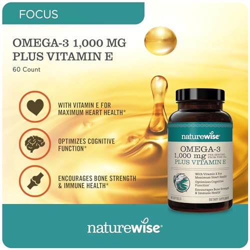 NatureWise High-Potency Omega 3 with EPA, DHA, Vitamin E