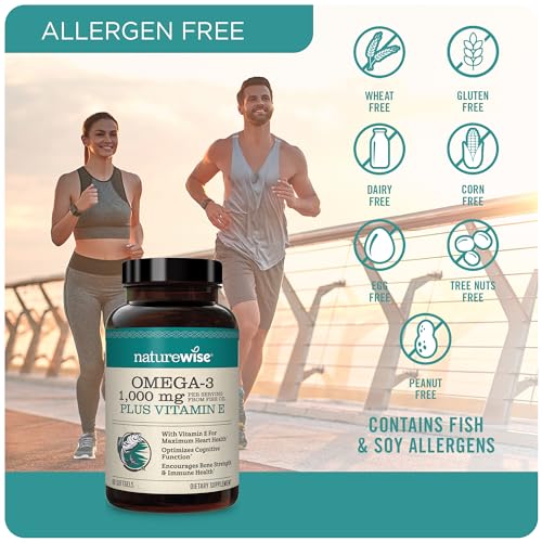 NatureWise High-Potency Omega 3 with EPA, DHA, Vitamin E