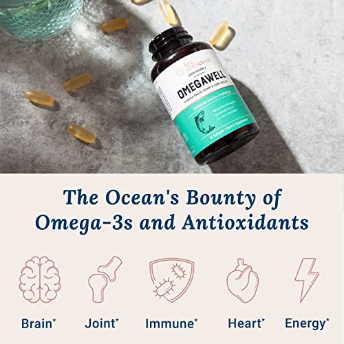 OmegaWell Fish Oil Capsules: Heart, Brain, Joint Support