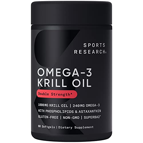 Antarctic Krill Oil Omega 3 Softgels Double Strength