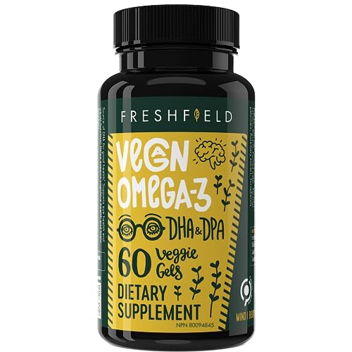 Freshfield Vegan Omega 3 DHA: Premium, Sustainable, Carrageenan-Free
