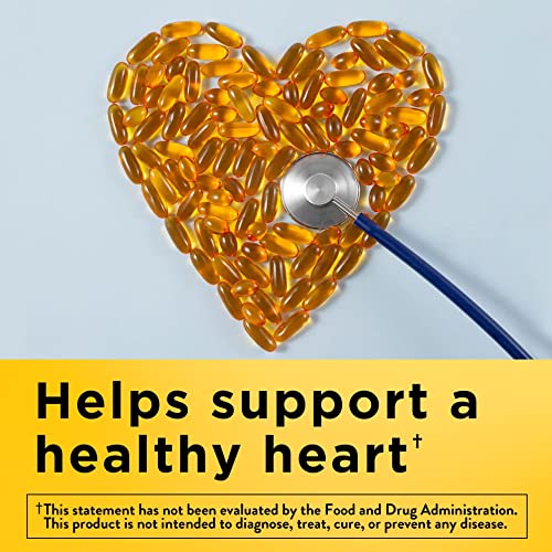 Nature Made Fish Oil Softgels 1200mg, Omega 3 Heart Support