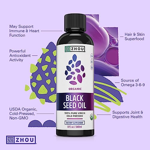 Zhou Organic Black Seed Oil | 100% Virgin
