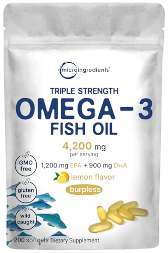 Omega 3 Fish Oil Supplements - Triple Strength