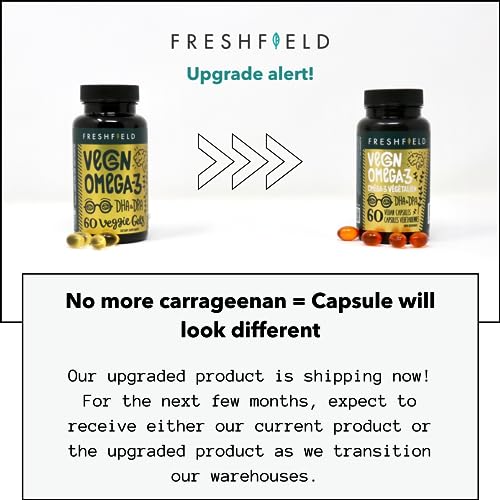 Freshfield Vegan Omega 3 DHA: Premium, Sustainable, Carrageenan-Free
