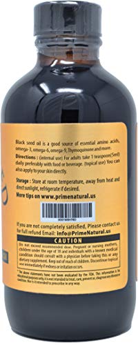 Organic Black Seed Oil 4oz - Turkish Origin