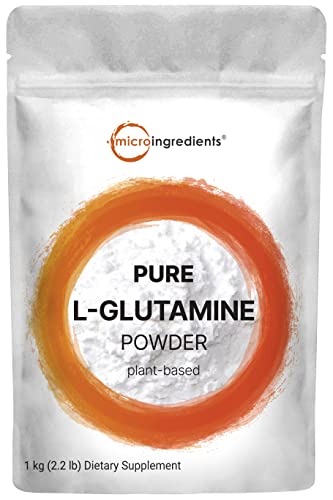 100% Pure L-Glutamine Powder, Vegan, Muscle Recovery Support