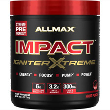 ALLMAX Impact IGNITER Xtreme, Fruit Punch - 360g