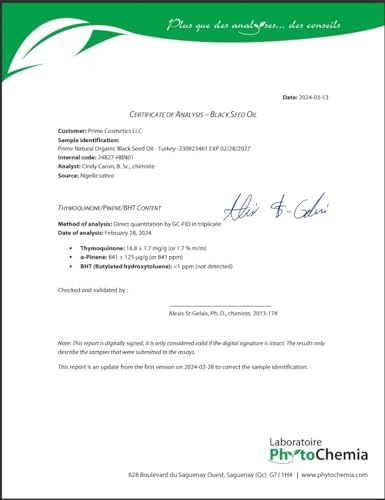 Organic Black Seed Oil 4oz - Turkish Origin