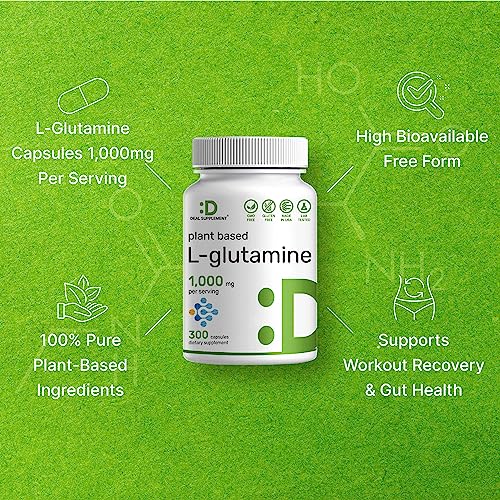 L-Glutamine Capsules: Gut Health & Muscle Recovery Support