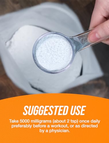 L-Glutamine Powder - 5000mg, Unflavored, Gluten-Free