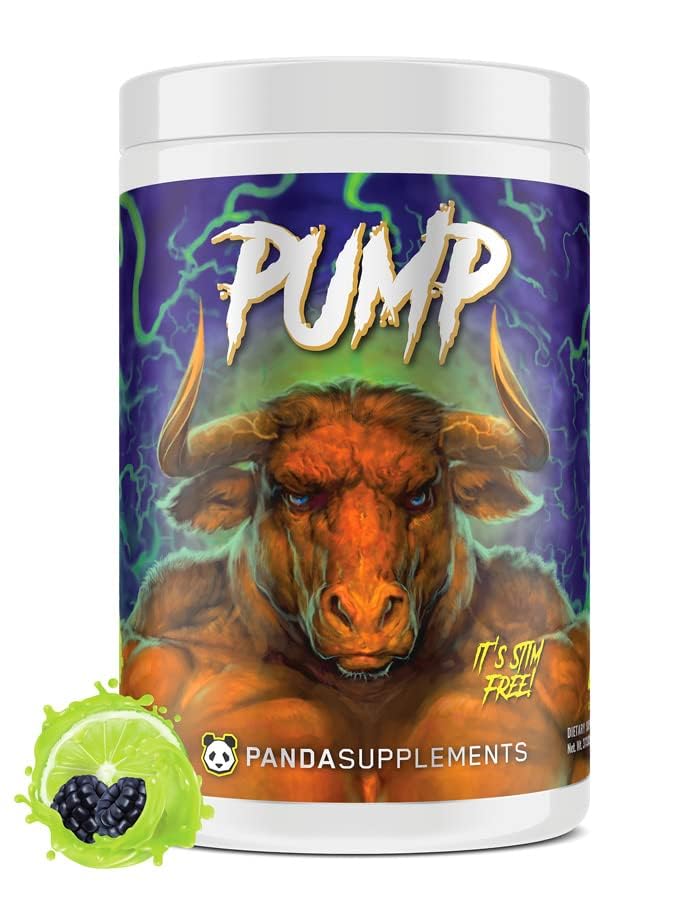 Panda Supps Pre-Workout Pump with CognatiQâ„¢ (BlackBerry Lime)