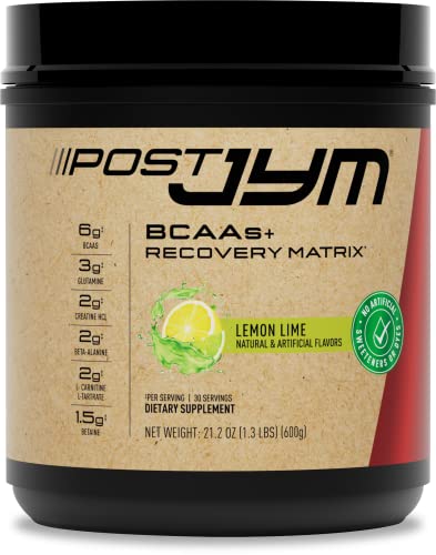 Post-Workout Supplement with BCAA's and More, Natural Lemon Lime Flavor