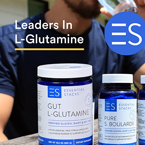 USA-made L-Glutamine Capsules for Gut Health - 120 Capsules