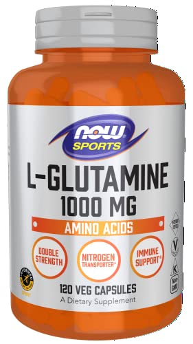 NOW Sport Nutrition L-Glutamine Double Strength Capsules