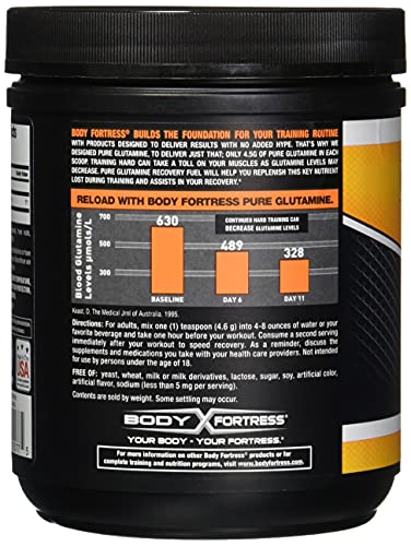Pure Glutamine Powder for Optimal Sports Nutrition, 10.6 Oz
