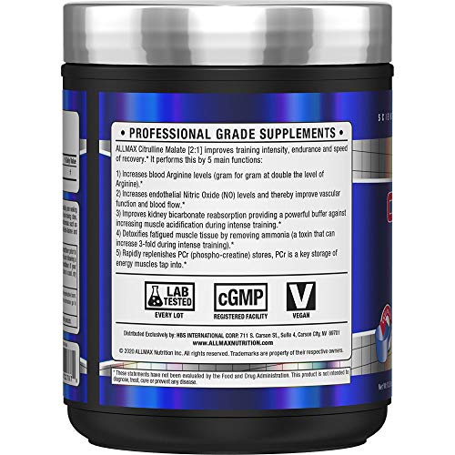 ALLMAX Citrulline Malate Powder - Boost Endurance, Recovery
