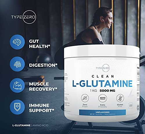 1KG L-Glutamine Powder: 5000mg | 6-Month Supply