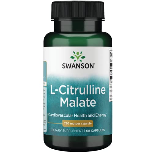 Swanson L-Citrulline Malate Complex 750mg 60 Capsules