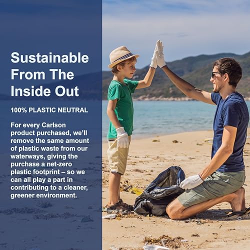 Carlson Elite Omega-3 1600mg Capsules, Lemon, 120 count