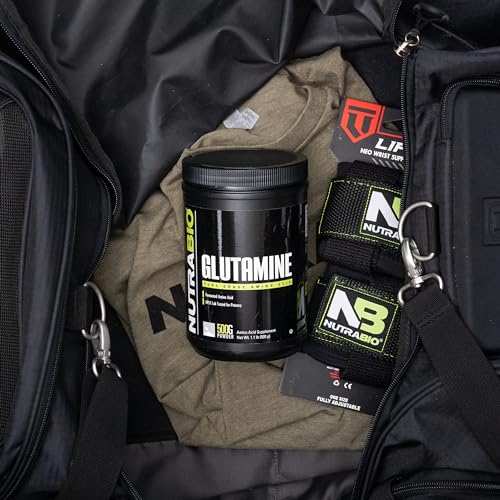 NutraBio Pure Grade L-Glutamine Powder - Muscle Recovery