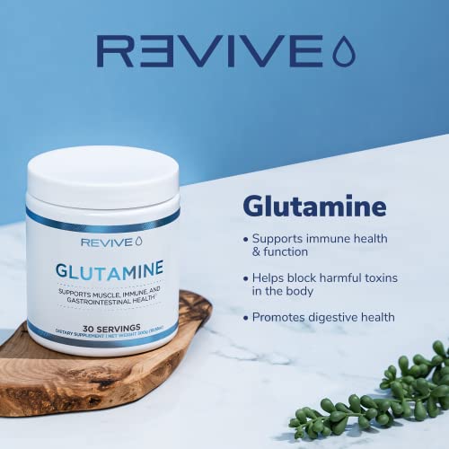 Revive MD Vegan L-Glutamine Powder for Muscle Recovery