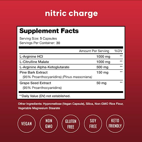 Nitric Oxide Booster with L-Arginine and Citrulline