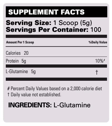 EHPlabs L Glutamine Powder Amino Acids - Digestive Support