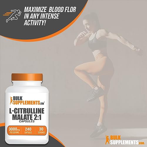 L-Citrulline Malate Capsules - Gluten Free, 240 Count