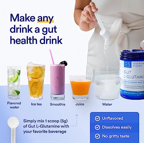 USA-made Vegan Glutamine Powder for Gut Health