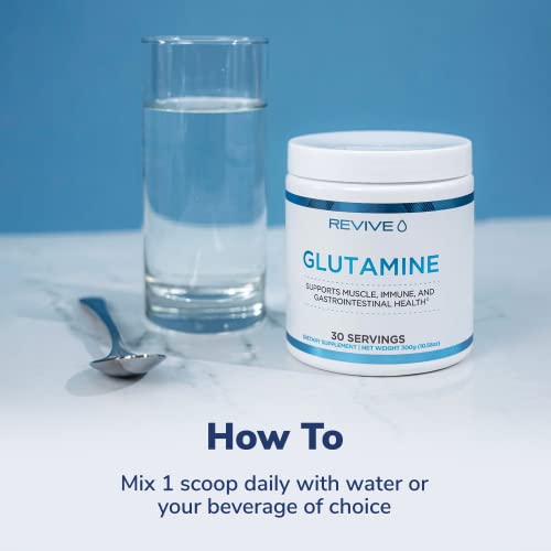 Revive MD Vegan L-Glutamine Powder for Muscle Recovery