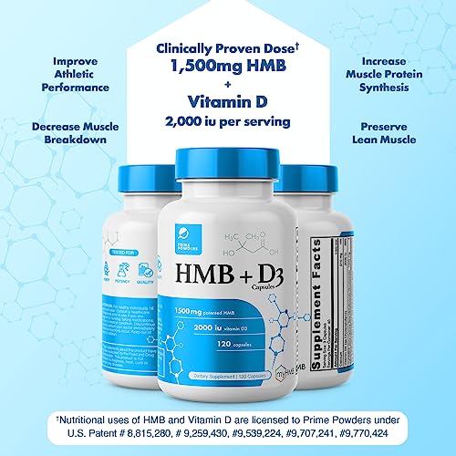 Ageless Performance HMB and Vitamin D3 Capsules, 1,500mg