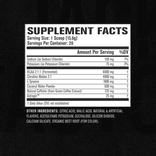 Intra Workout Energy BCAA Powder - Fruit Punch