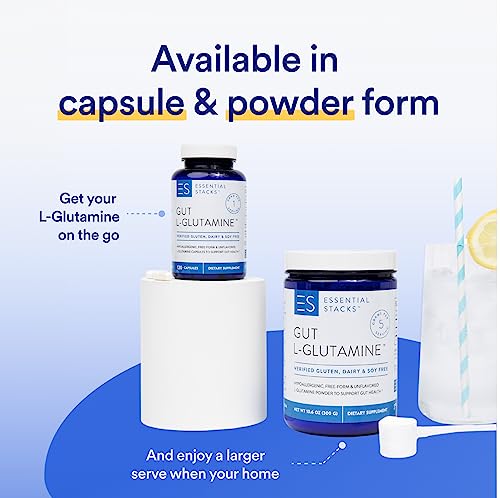 USA-made Vegan Glutamine Powder for Gut Health