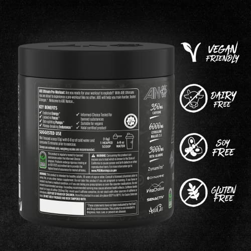 ABE Pre Workout Powder - Energy for Performance (Red Hawaiian)