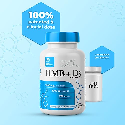 Ageless Performance HMB and Vitamin D3 Capsules, 1,500mg