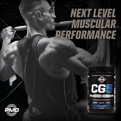 PMD Sports CG5: Premium Creatine & L-Glutamine Powder