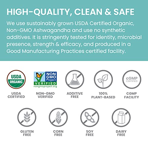 Ashwagandha Herbal Supplement for Stress Relief and Energy