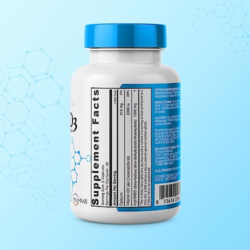 Ageless Performance HMB and Vitamin D3 Capsules, 1,500mg