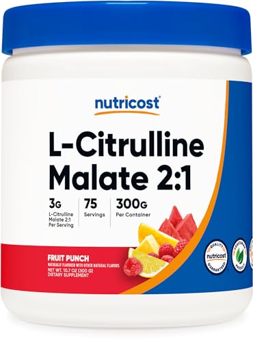 Nutricost L-Citrulline Malate 2:1 (300g) Fruit Punch