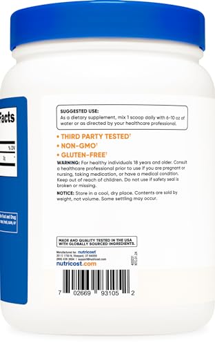 Nutricost L-Citrulline Malate Powder, 600g