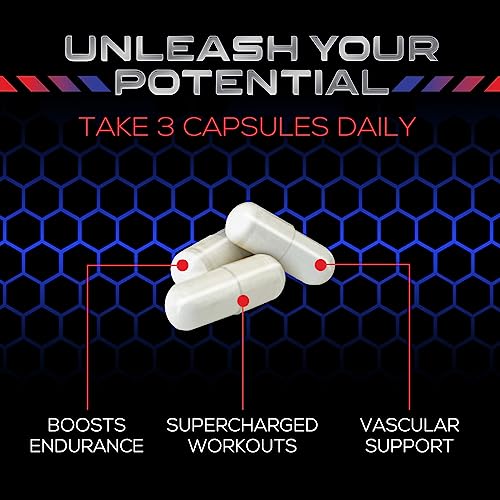 Premium Muscle Supporting NO Booster - 240 Capsules