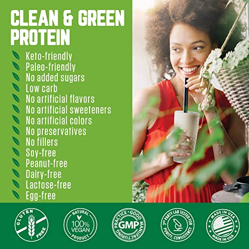 Superfood Vegan Meal Replacement Shake Vanilla - Lactose Free, Dairy Free Plant Based Protein Shake for Weight Management - Low Carb, No Added Sugar, Keto Meal Shake - 22g Protein, 15 Servings