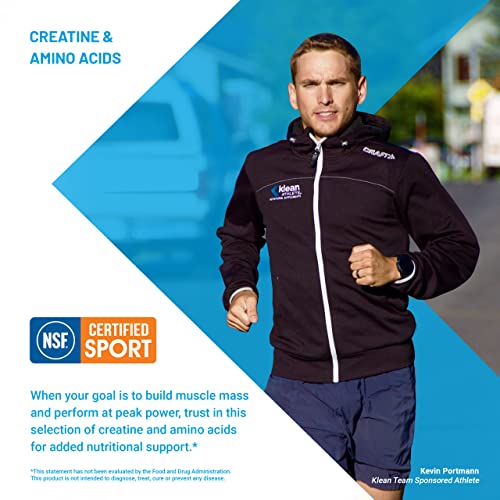 Klean Athlete - Klean Creatine - Supports Muscle Strength, Performance, and Recovery from Strenuous Exercise* - NSF Certified for Sport - Unflavored - 11.1 oz (315 g)