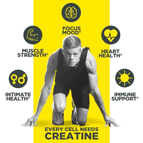 ProMera Sports CON-CRET Patented Creatine HCl Capsules, Stimulant-Free Workout Supplement for Energy, Strength, and Endurance, 90 Count