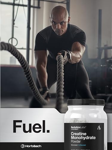 Creatine Monohydrate Powder | 2.2lbs (35.2 oz) | HPLC Purity Tested | Vegetarian, Non-GMO, & Gluten Free Supplement | by Horbaach