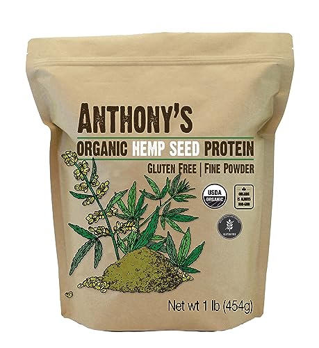 Organic Hemp Seed Protein, 1 lb, Non GMO