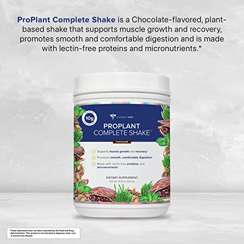 Gundry MD® Pro Plant Complete Shake™ High-Fiber Plant Protein Blend, 20 Servings (Chocolate)